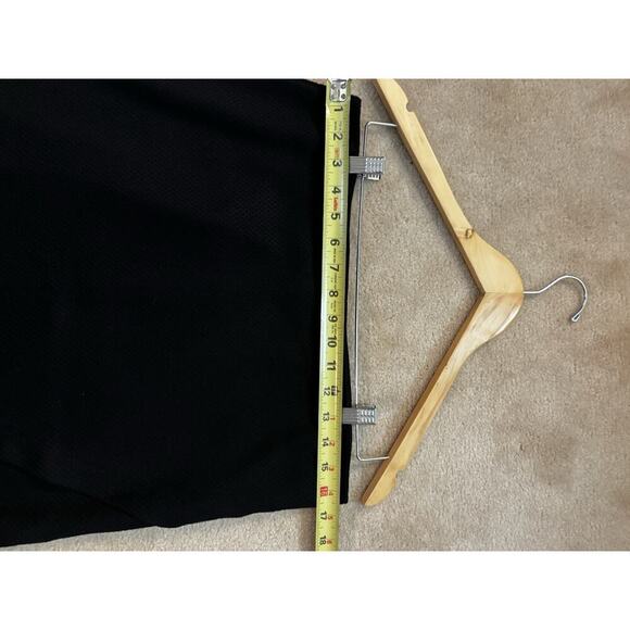 Loft Asymmetrical Detail Black Skirt Size 10 - Picture 5 of 6